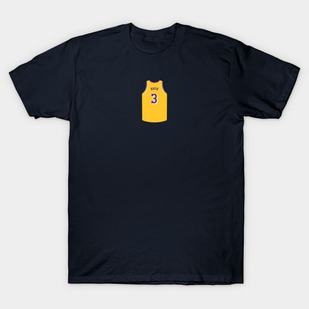 Anthony Davis Los Angeles Jersey Qiangy T-Shirt by qiangdade